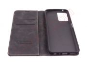 Black leather type book case for Realme 9 Pro, RMX3471
